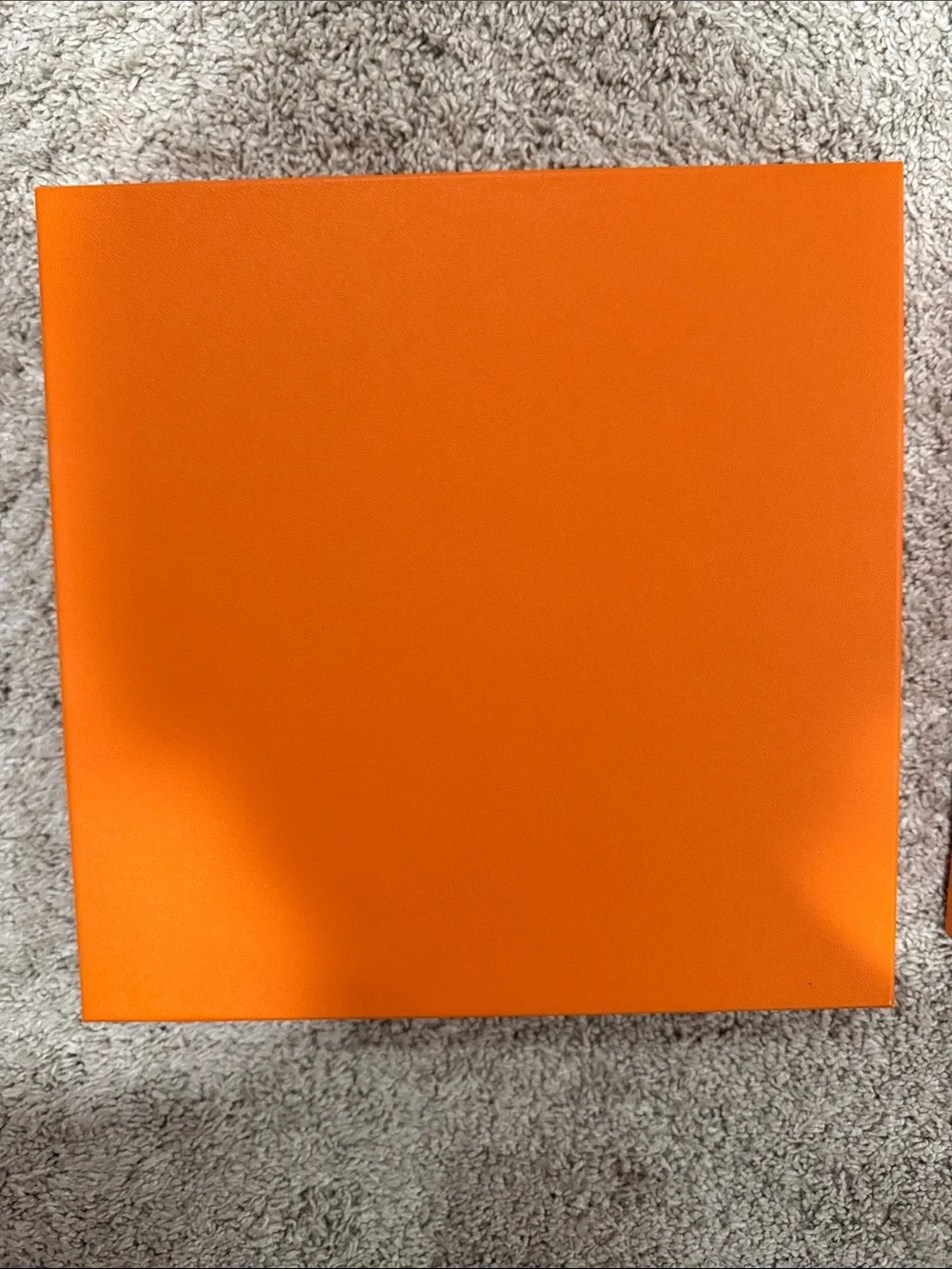Hermes La Maison Orange Branded Gift Boxes with Black Ribbon
